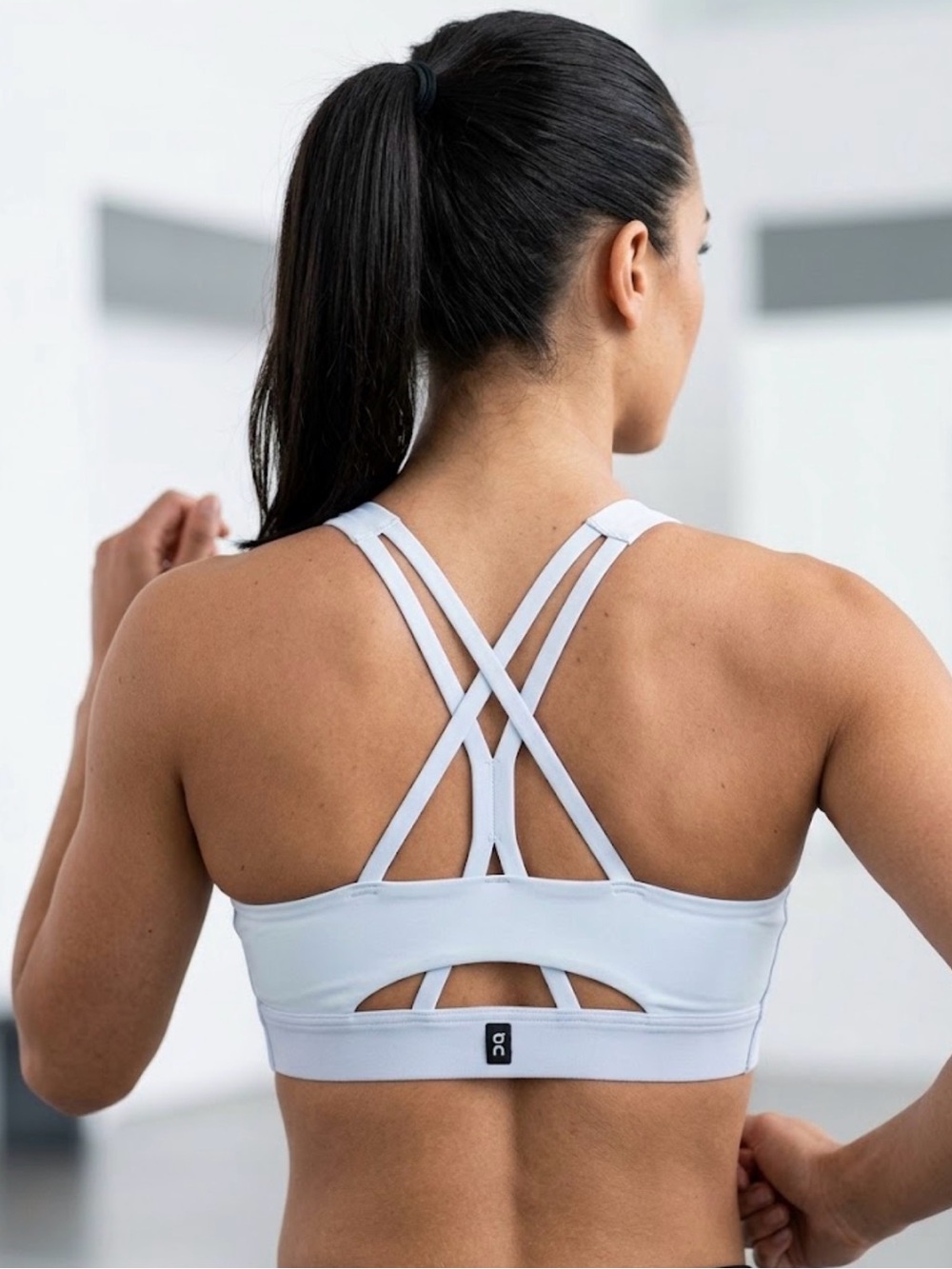 On running lavender sport bras